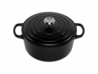 Le Creuset Signature zapék.hrnec  kulaty 22 cm cerna