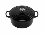 Le Creuset Signature Casserole round 22 cm satin black