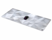 ENDORFY Podložka pod myš Crystal Onyx White XL, 900x400x3, bílá