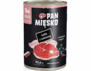 PAN MIĘSKO Puppy Krůta s hovězím – vlhké krmivo pro psy – 400g