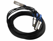 MikroTik XQ+BC0003-XS+ QSFP28 až 4xSFP28 Kabel pro přímé připojení 3m