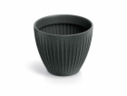 Květináč LATIA OVAL antracit 30cm