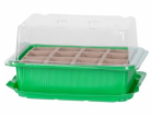 Pařeniště MINI 10 sazenic 20,5x15x6 cm set s podmiskou