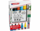 Edding Popisovač s efekty na flipchart, 6 barev