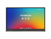 Viewsonic IFP7553 75" 4K 3840x2160/450cd/6,5ms/4xHDMI/VGA/DP/RS232/OPS/WiFi/USB-C/2xRJ45/VESA/Repro/Android14/8GB/128GB