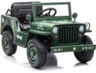 Lean Cars Auto na baterie JH-103 armádně zelené 4x4