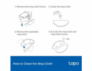 TP-Link Tapo RVA301 sada 5 omyvatelných utěrek (5x) pro Tapo RV30 Max Plus, RV30 Max, RV20 Max Plus, RV20