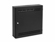 Solarix rozvaděč SOHO LC-18 s lištami 2U, 4U a 11U, 550x550x150mm černá RAL9005 LC-18-55-15-B