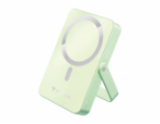 Verbatim Power Bank with Base  mag.wireless 10000mA green 32259