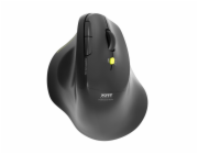 PORT CONNECT ERGO SOFT COLLECTION/Vertikální/Optická/Pro praváky/1 600 DPI/USB+BT/Černá