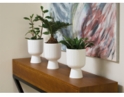 Květináč Forma Plast KELI MIKA 5125-011, O 17,8 cm, bílá