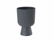 Květináč Forma Plast KELI MIKA, O 13,7 cm, antracit