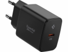 Spigen ESSENTIAL EE201EU 1PORTOVÁ SÍŤOVÁ NABÍJEČKA 20W ČERNÁ