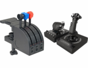 Logitech Joystick G Saitek Pro Flight Throttle Quadrant (945-000015) + G X56 Hotas (945-000059)