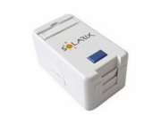 Solarix Zásuvka modulární pro 1 keystone na omítku bílá SXMO-1-0-WH