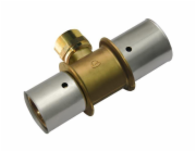 KAN-therm T-kus s lisovacím kroužkem s GW 16x16mm x 1/2 - K-904000