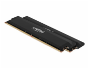 Crucial Pro OC - DDR5 - sada - 64 GB: 2 x 32 GB - DIMM 288-pin - 3000 MHz / PC5-48000 - CL40 - 1.35 V - bez vyrovnávací pameti - on-die ECC - cerná