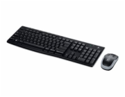 Logitech MK270 Wireless Combo - Klávesnice a sada myši - bezdrátový - 2.4 GHz - britská