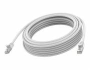 Vision - Sítový kabel - RJ-45 (M) do RJ-45 (M) - 5 m - 6.2 mm - STP - CAT 6a - lisovaný, provedení bez hrbolku - bílá