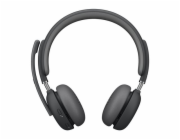 Logitech Zone Wireless 2 UC - Náhlavní souprava - náhlavní - Bluetooth - bezdrátový - odstranění šumu - UBS-C přes adaptér Bluetooth - grafit - Optimalizováno pro UC