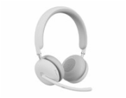 Logitech Zone Wireless 2 - Náhlavní souprava - náhlavní - Bluetooth - bezdrátový - odstranení šumu - UBS-C pres adaptér Bluetooth - belavá - certifikováno pro Microsoft Teams