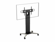 Vision - Vozík - těžký provoz - pro plochý panel - ocel - matná čerň - velikost obrazovky: 47"-90"