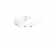 Belkin BOOST CHARGE™ 30W USB-C Power Delivery PPS nástěnná nabíječka + 1m USB-C na lightning kabel, bílá