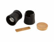 Peugeot Bali Fonte Pepper Mill Salt Cellar Tray 8cm BLACK