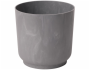 Květináč Forma Plast SATINA 4285-081, O 25 cm, šedá