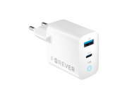 Nabíječka do sítě Forever TC-06-20AC PD QC 1x USB-C 1x USB 20W bílá