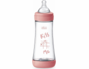 Chicco 00020235110040 Láhev P5 plastová silikonová 300 ml Fast Girl