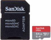 SanDisk Paměťová karta Ultra MicroSDXC 64 GB třída 10 UHS-I/U1 A1 (SD-MICRO-10/64-SAND)