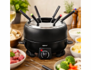 Elektrické fondue + 6 vidliček 2,3 l černá ED-227088