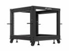 Lanberg Otevřený rack 19   9U 600x600-1100 nastavitelný č...