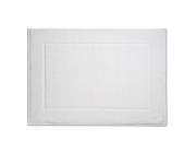 Koupelnová předložka LAVINIA 100% biobavlna bílá 50x70 cm KL-23910