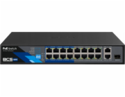 BCS Přepínač PŘEPÍNAČ POE BCS-B-SP1602G-1SFP 16PORTOVÝ SFP BCS ZÁKLADNÍ