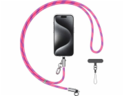 Usams Nabíjecí kabel SJ746 30W USB-C na Lightning s poutkem 1,2 m, růžový