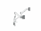 Alogic Glide Flexible Dual Arm  Monitor Mount 17-35 White