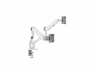 Alogic Glide Flexible Dual Arm  Monitor Mount 17-35 White