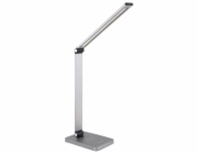 Platinet STOLNÍ LAMPA STOLNÍ LAMPA 10W, HLINÍK, BEZDRÁTOVÉ NABÍJENÍ, 3KROKOVÉ STMÍVÁNÍ, 5KROKOVÁ SADA BAREV, STŘÍBRNÁ [46023]