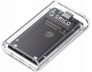 Orico Disková šachta MSATA USB-C 3.2 5 Gbps - průhledná