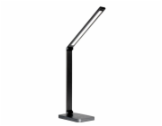 Platinet STOLNÍ LAMPA STOLNÍ LAMPA 10W, HLINÍK, BEZDRÁTOVÉ NABÍJENÍ, 3KROKOVÉ STMÍVÁNÍ, 5KROKOVÁ NASTAVENÍ BAREV, ČERNÁ [46024]