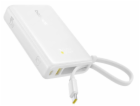 Powerbanka Baseus PicoGo 10000mAh, 45W, s kabelem USB-C bílá