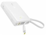 Powerbanka Baseus PicoGo 10000mAh, 45W, s kabelem USB-C bílá