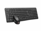 Klávesnice C-TECH WLKMC-04, bezdrátový combo set s myší, ...