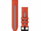 Garmin QuickFit 26 mm greitai atsegamas dirželis, Raudono...