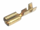 Zdířka faston  neizolovaná 6.3mm  1-2.5mm