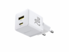 Nabíječka do sítě Baseus Palm 20W, 1xUSB, 1xUSB-C bílá