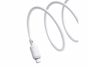 Kabel Baseus Silky USB/Lightning 1m 2.4A bílý