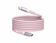 Verbatim USB-C->C magnetický kabel Sync & Charge 100W růžový